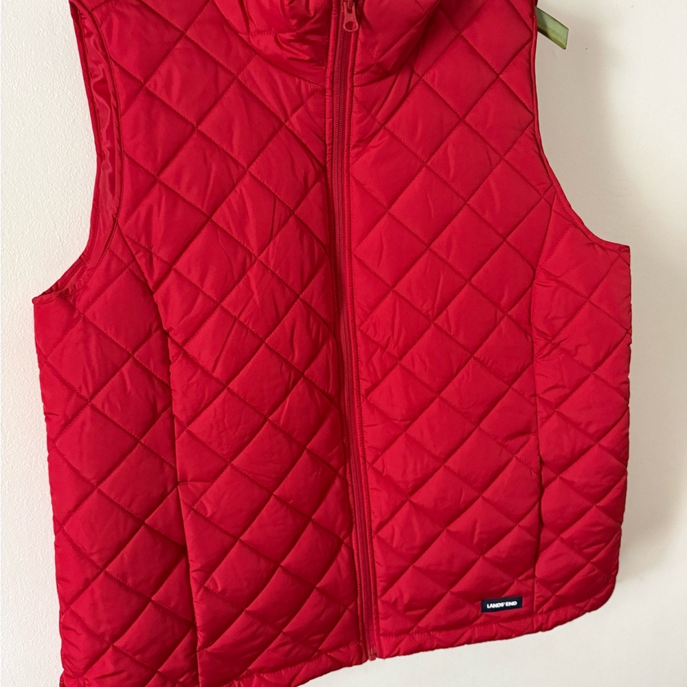 Red Quilted Vest